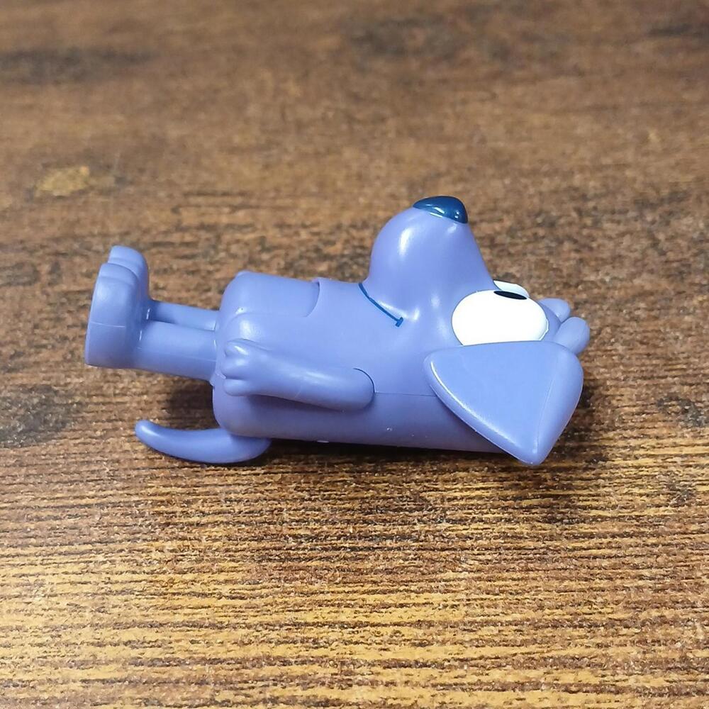 Disney Bluey Jean Luc Purple Dog Poseable 2.5" Figure Poseable Rare - Picture 4 of 6